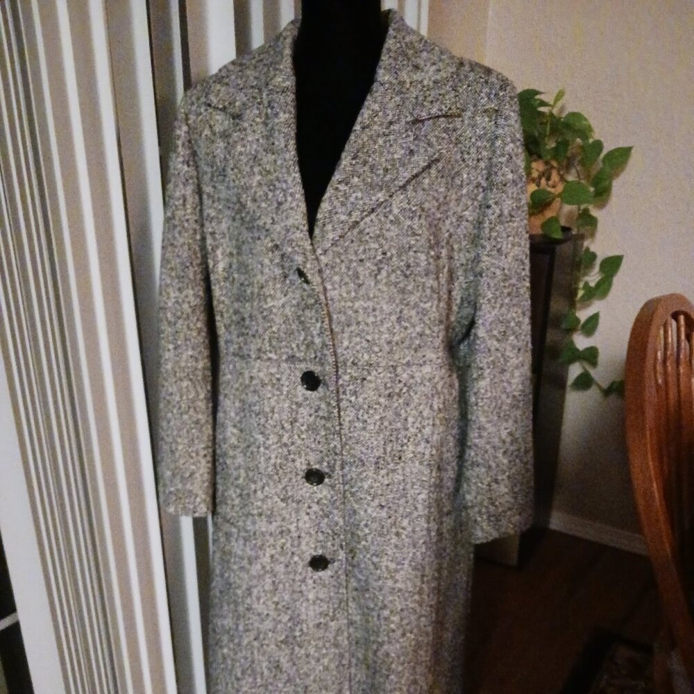 Ladies tweed dress coat - WINTER CLEARANCE